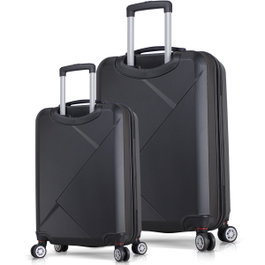 Zoozie Bags Juego de Maletas 8022 Negro (2 Piezas)